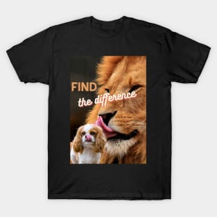 Find the difference - Cavalier and Lion T-Shirt